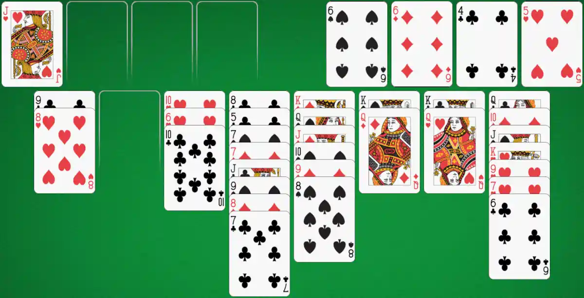 Freecell strategy example 8