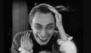 Conrad Veidt as Gwynplaine in the 1928 The Man Who Laughs, Universal Pictures.