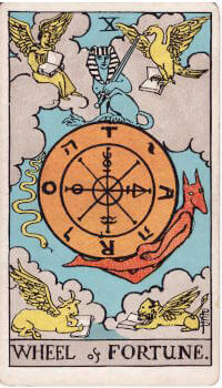 Tarot card: The Wheel of Fortune