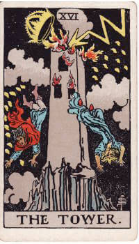 Tarot card: The Tower