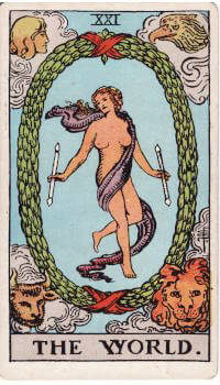 Tarot card: The World