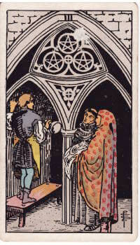 Tarot card: 3 of Pentacles