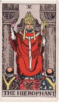 Tarot card: The Hierophant
