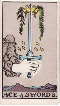 Tarot card: Ace of Swords