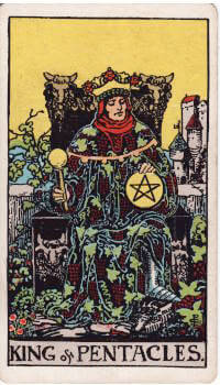 Tarot card: King of Pentacles