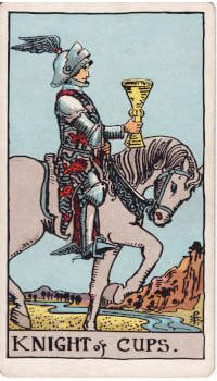 Tarot card: Knight of Cups
