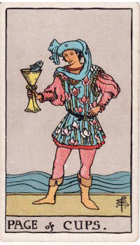 Tarot card: Page of Cups