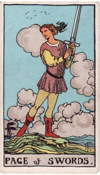 Tarot card: Page of Swords
