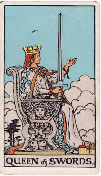 Tarot card: Queen of Swords